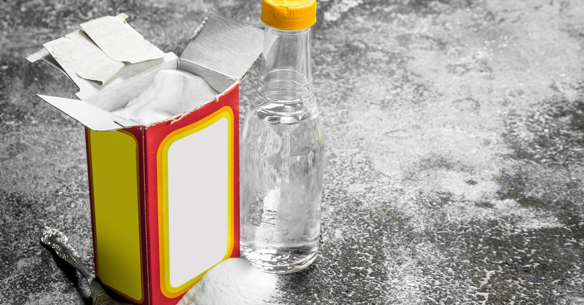 Método 2: bicarbonato de sodio y vinagre