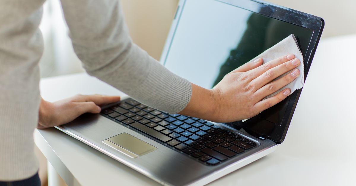 Cómo limpiar y desinfectar un portátil sin dañarlo