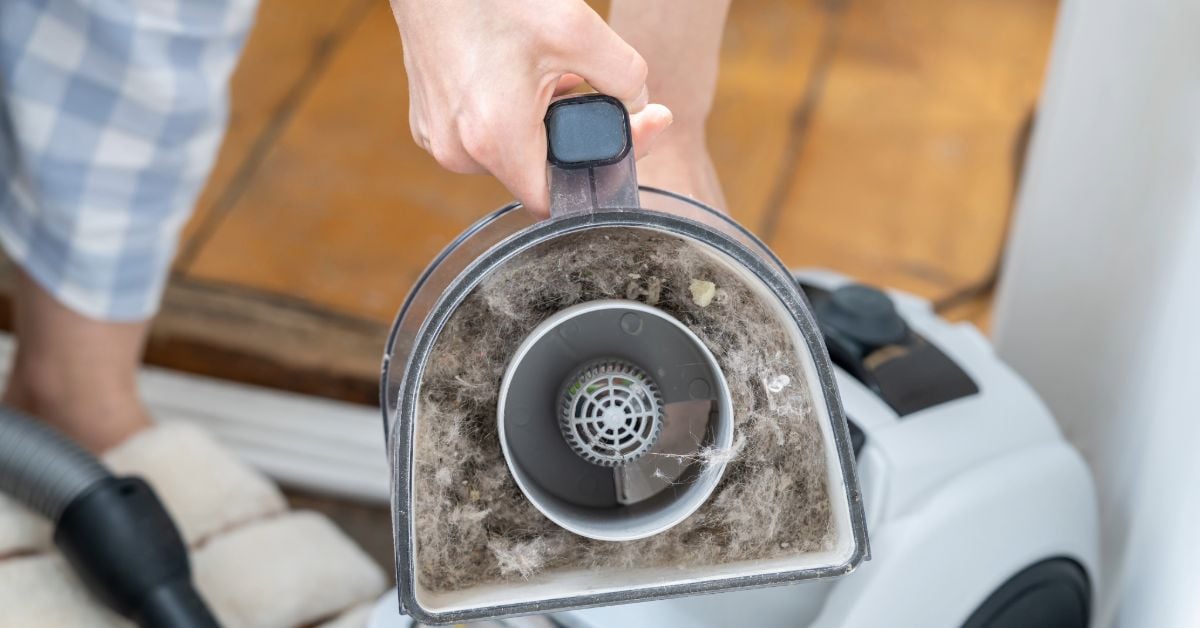 no limpiar los utensilios de limpieza