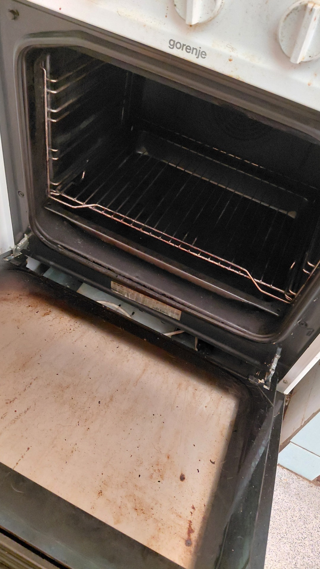 Before photo for Oven and Fridge Cleaning