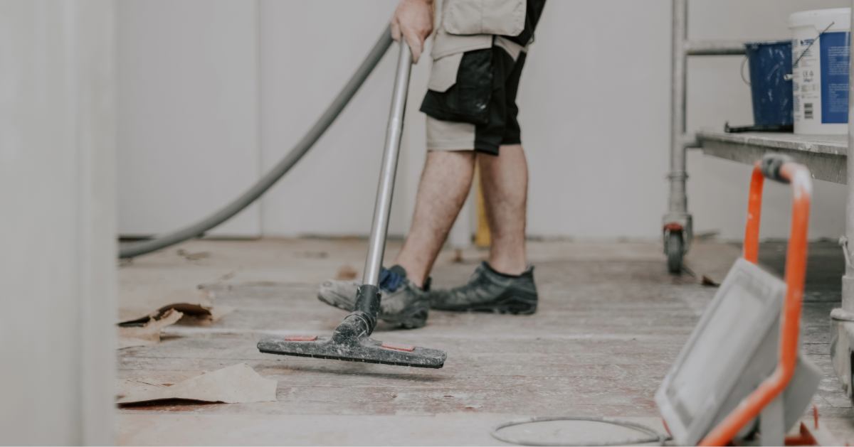 Servicio de limpieza de fin de obra tras una reforma